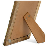 Habitat checkered mango wood picture frame 5x7 inch - British product