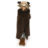 Cozy Noxxiez reindeer hooded blanket (British brand)