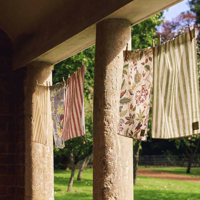 Argos Habitat x Sanderson & National Trust Berries Tea Towels 5pk- Buy online at McGrocer