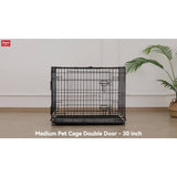 double door pet cage 30 inch for medium dogs, UK version