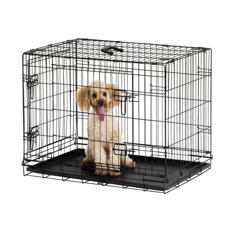 double door pet cage 30 inch for medium dogs, UK version
