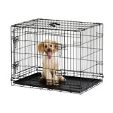 double door pet cage 30 inch for medium dogs, UK version