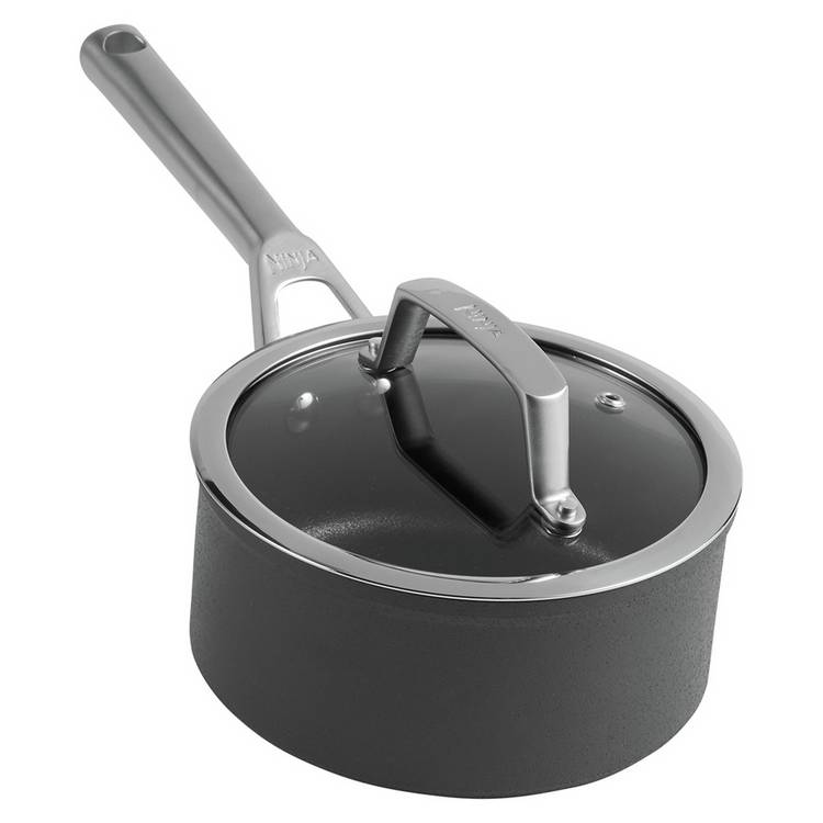 Ninja 20cm Zerostick saucepan with glass lid (British brand)