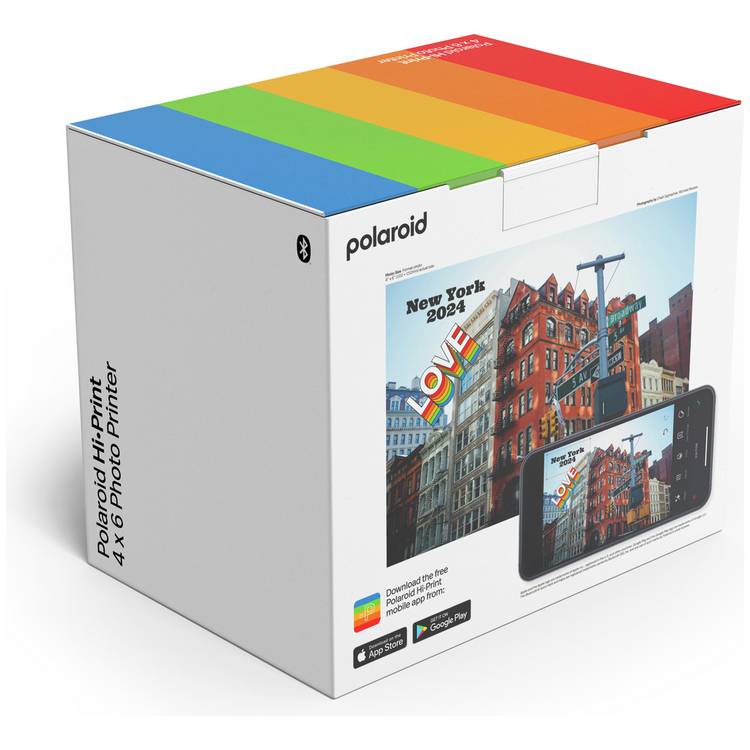 Polaroid Hi-Print 4x6 photo printer in white - British product