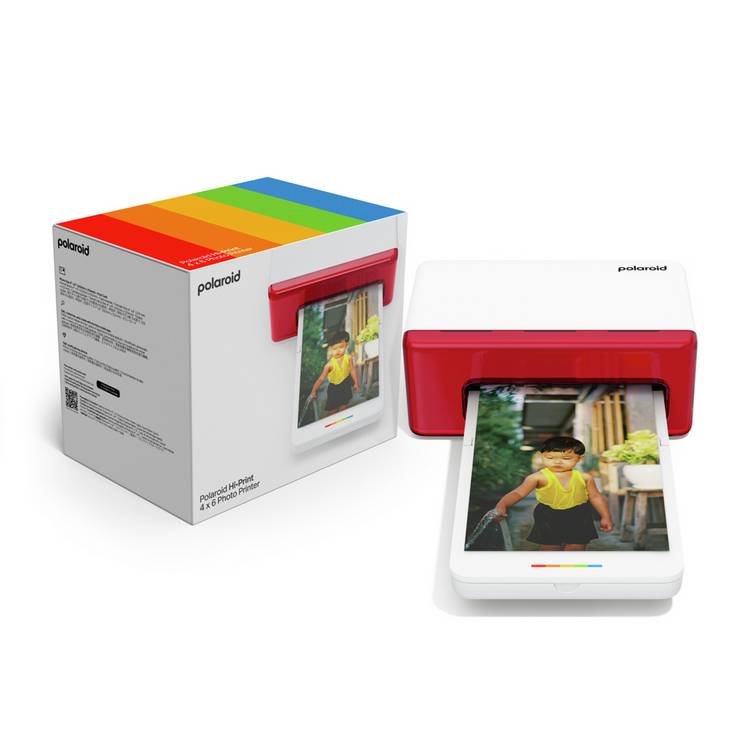 Polaroid Hi-Print 4x6 photo printer in white - British product