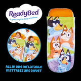 Bluey ReadyBed portable airbed sleeping bag for toddlers - British product