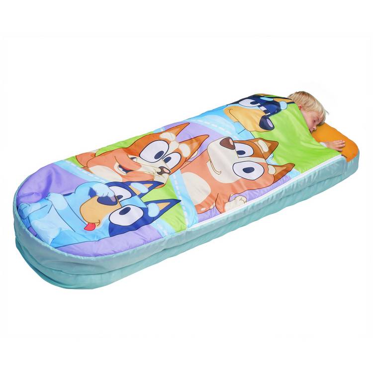 Bluey ReadyBed portable airbed sleeping bag for toddlers - British product