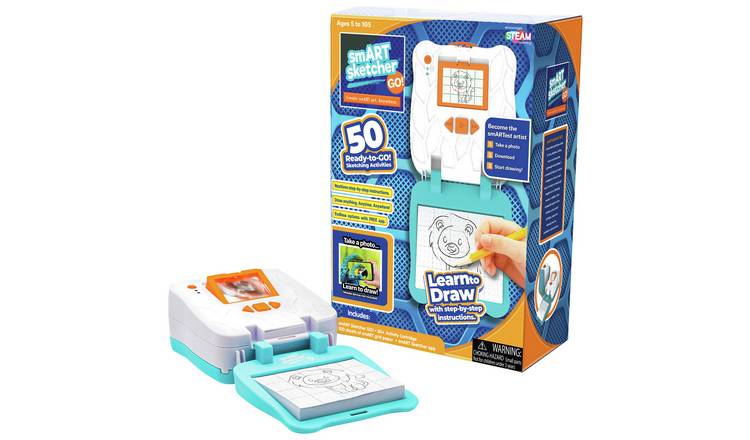 Smart Sketcher Go interactive drawing toy for kids, British brand