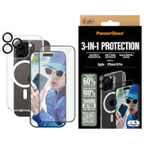 PanzerGlass 3-in-1 iPhone 16 Pro bundle (British brand)