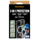 PanzerGlass 3-in-1 iPhone 16 Pro bundle (British brand)