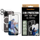 PanzerGlass 3-in-1 protection bundle for iPhone 16 Pro Max, imported from the UK