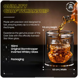 Star Wars Stormtrooper 3D whiskey glass 150ml - British product