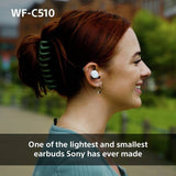 Sony true wireless earbuds white WF-C510, imported from the UK