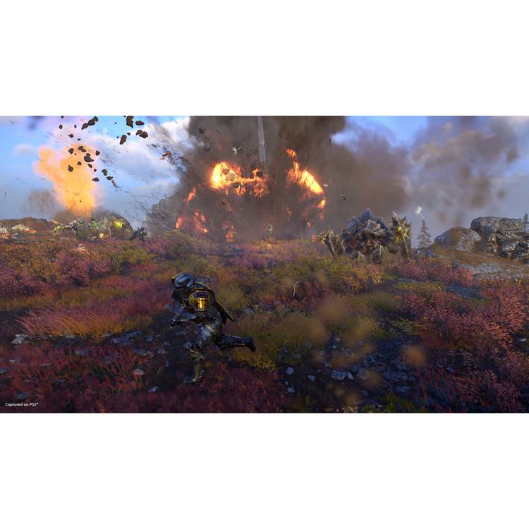 Helldivers 2 PS5 game disc, imported from the UK