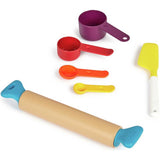 Joseph Joseph Play Baking Set with twist whisk and rolling pin - British product