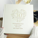 Argos Personalised 30th Wedding Anniversary Square Photo Album - 30 Sleeved Pages- Buy online at McGrocer