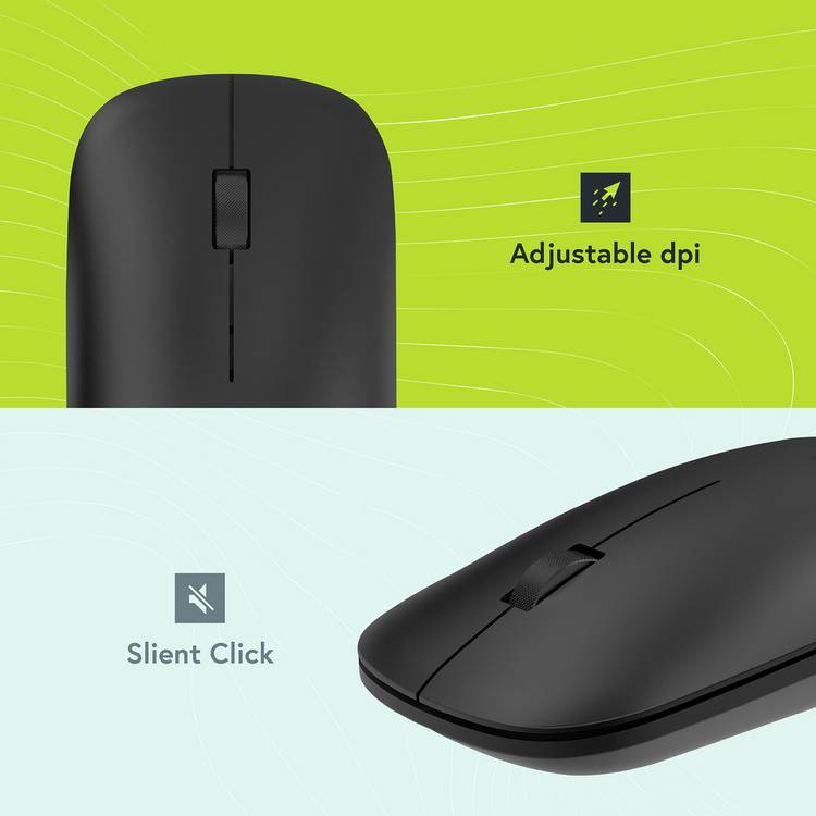 StyleTech M400 wireless mouse black, imported from the UK