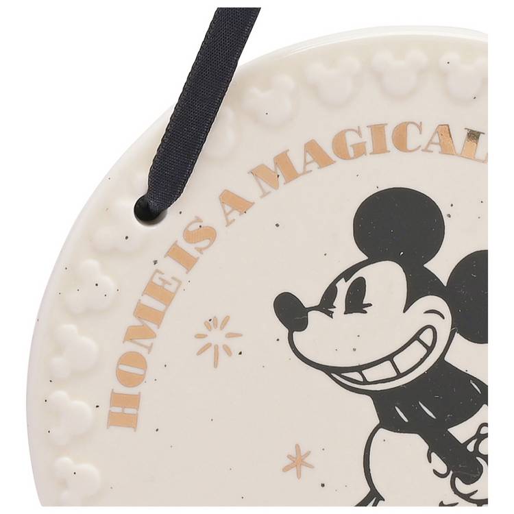 Disney Mickey Mouse ceramic home plaque (British brand)