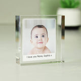 Argos Personalised Message Photo Upload Crystal Token- Buy online at McGrocer