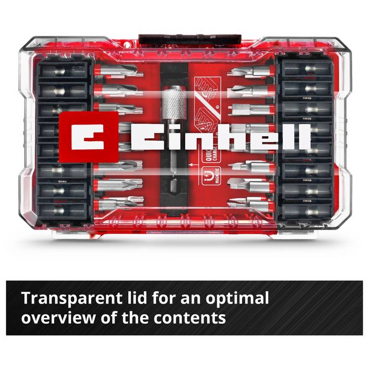 Einhell M-CASE drill bit set 33-piece, imported from the UK