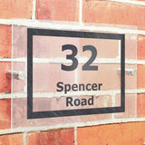 Argos Personalised Message Marble Acrylic House Sign- Buy online at McGrocer