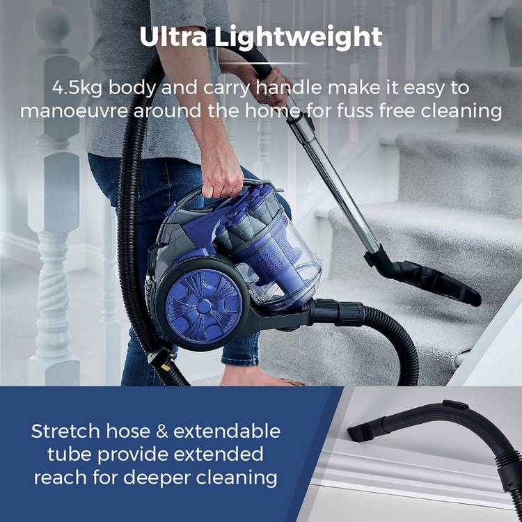 Tower multi-cyclonic bagless cylinder vacuum cleaner, imported from the UK