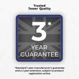 Tower multi-cyclonic bagless cylinder vacuum cleaner, imported from the UK