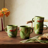 Argos Habitat x Sanderson & National Trust Berries Mugs 4pk- Buy online at McGrocer