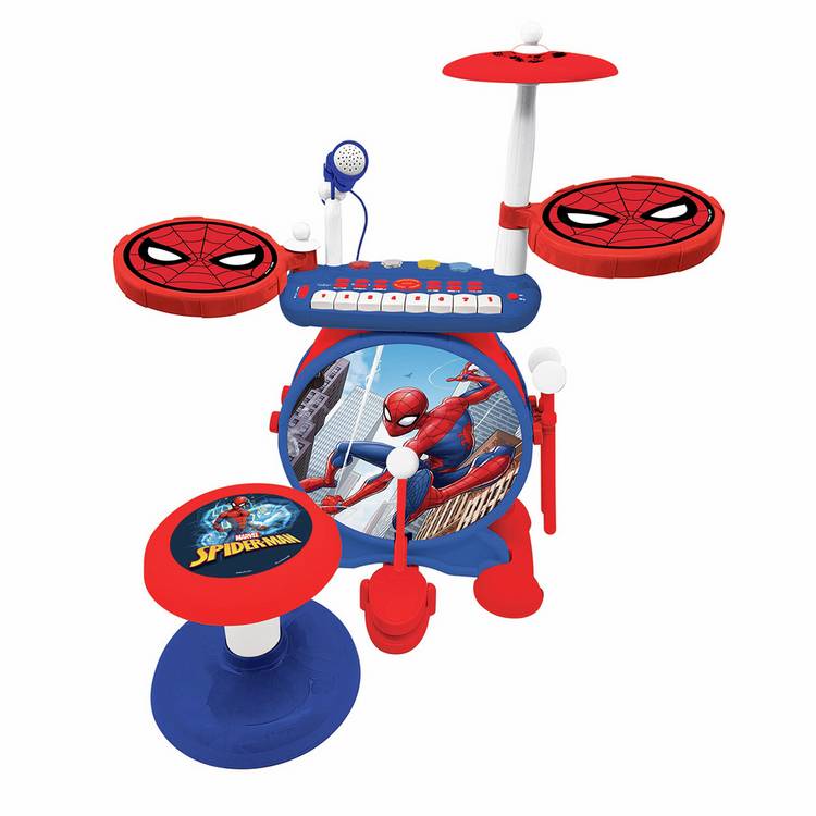 Lexibook Spiderman electronic drum set for kids - British product