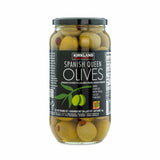 Kirkland Signature Spanish Queen pimiento stuffed olives 595g, UK version