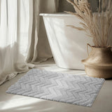 Riviera Home grey ombre bath mat 55x91 cm, UK version
