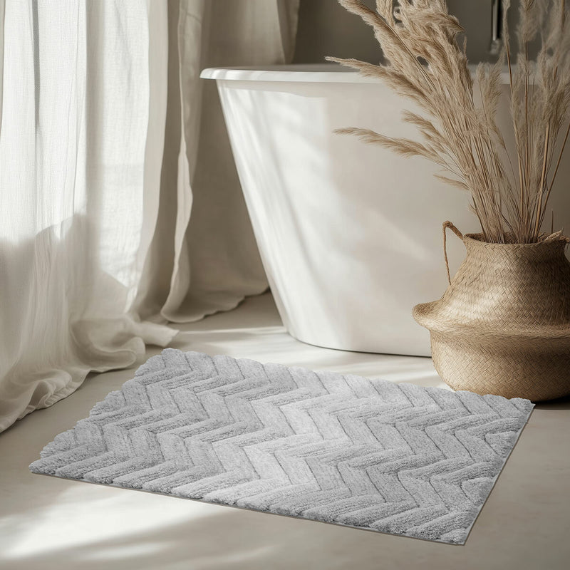 Riviera Home grey ombre bath mat 55x91 cm, UK version