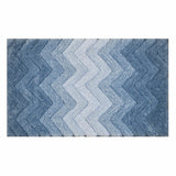 Riviera Home chevron blue ombre bath mat 55x91 cm (British brand)
