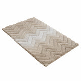 Riviera Home chevron taupe ombre bath mat, imported from the UK