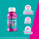 Gaviscon Double Action heartburn liquid 150ml - British product