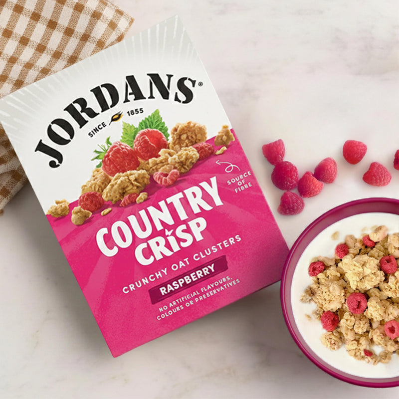 Jordans breakfast cereal raspberry 450g (British brand)