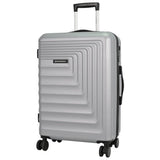 Argos Featherstone 8 Wheel Hard Suitcase Medium Silver- Buy online at McGrocer