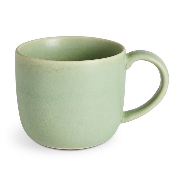 Habitat soft green stoneware mugs set of 4 (British brand)