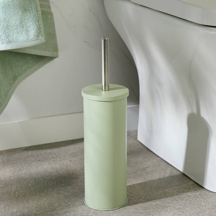 Argos Home toilet brush sage green 37cm, imported from the UK