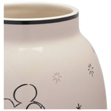 Disney Mickey Mouse gold foiled ceramic vase 18.5cm, UK version