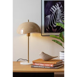 Present Time soft brown table lamp, UK version