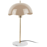 Present Time soft brown table lamp, UK version
