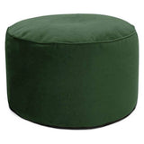 Rucomfy velvet pouffe emerald green - British product