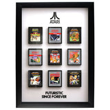 Atari 3D cartridge wall art framed print (British brand)