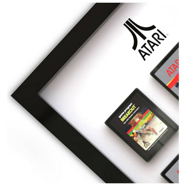 Atari 3D cartridge wall art framed print (British brand)