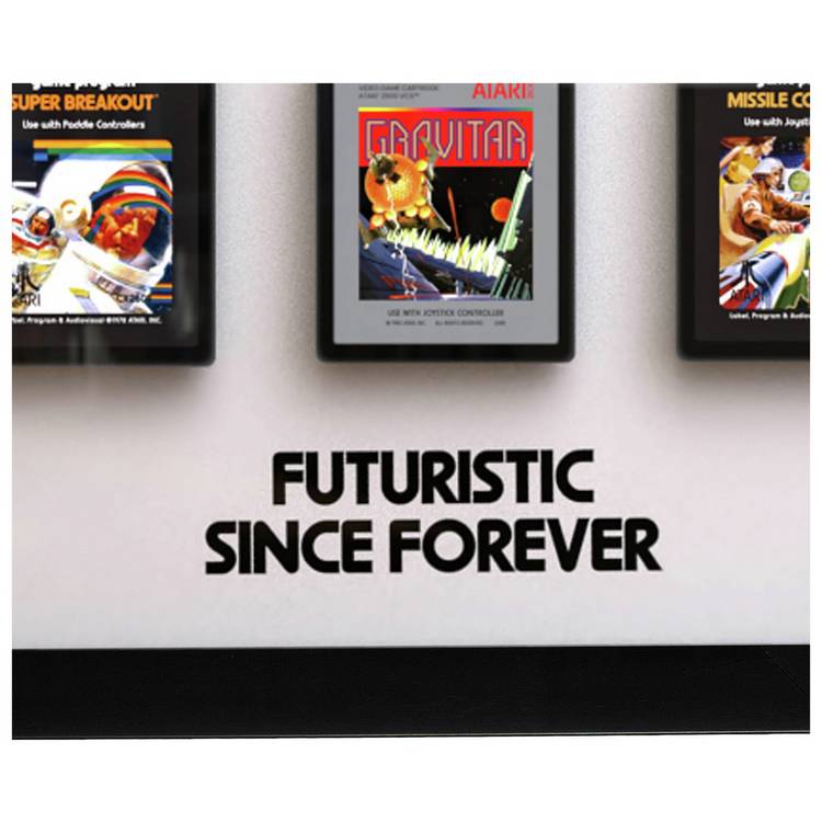 Atari 3D cartridge wall art framed print (British brand)