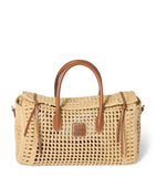 Miu Miu raffia top-handle handbag, imported from the UK