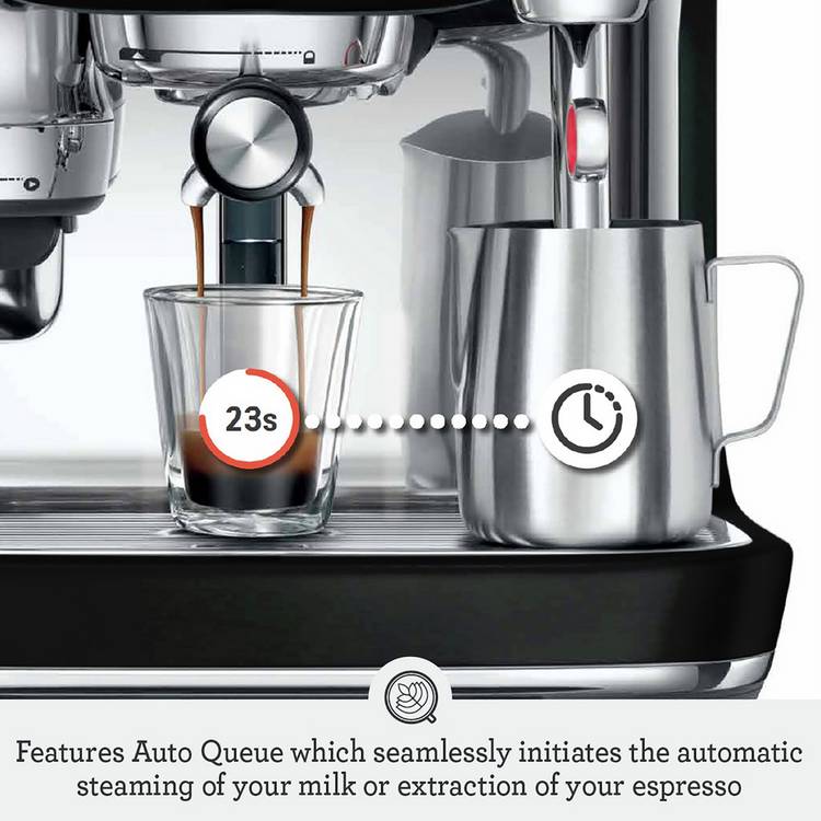 Sage Oracle Jet bean to cup coffee machine black, imported from the UK