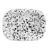 Habitat enamel pie dish white 24cm, imported from the UK