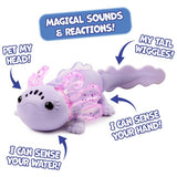Fingerlings Baby Axolotl interactive toy with sparkly gills, UK version